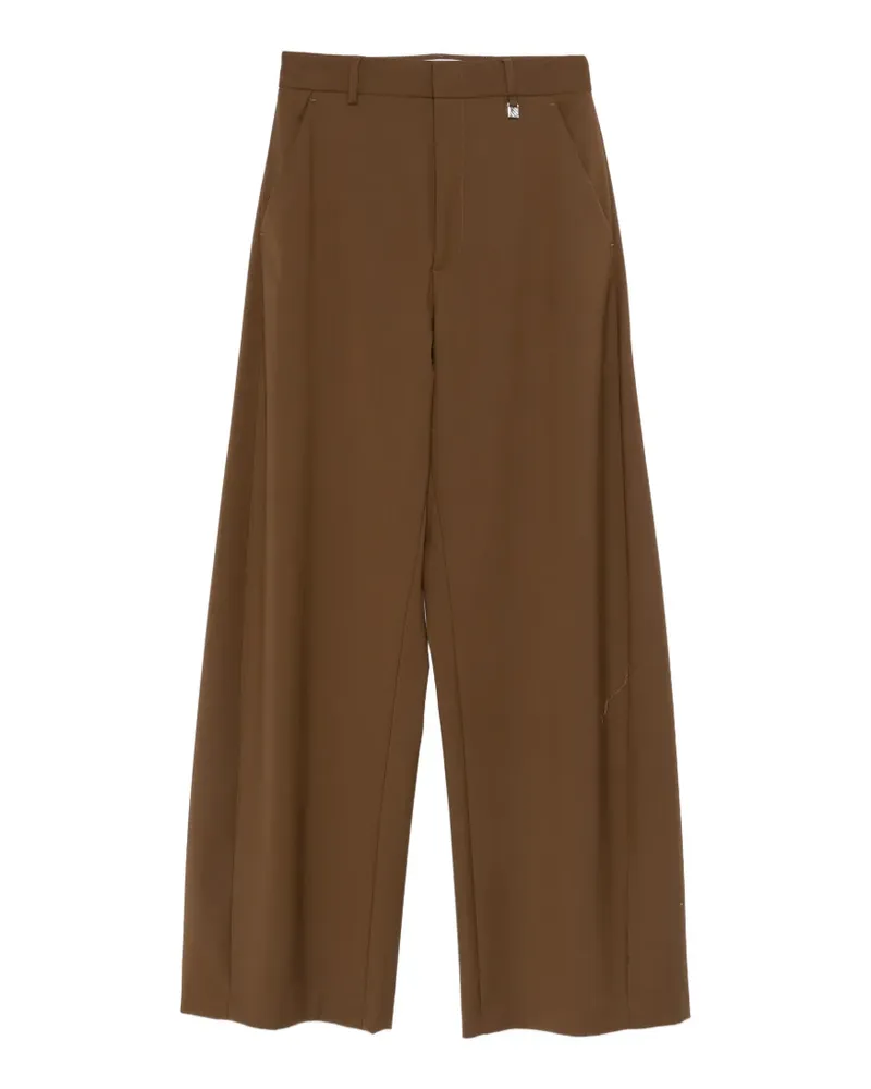 Giuseppe di Morabito wool wide-leg trousers - Braun Braun