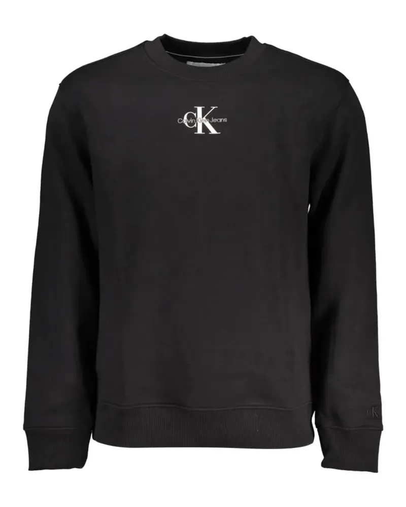 Calvin Klein logo-print cotton sweatshirt - Schwarz Schwarz