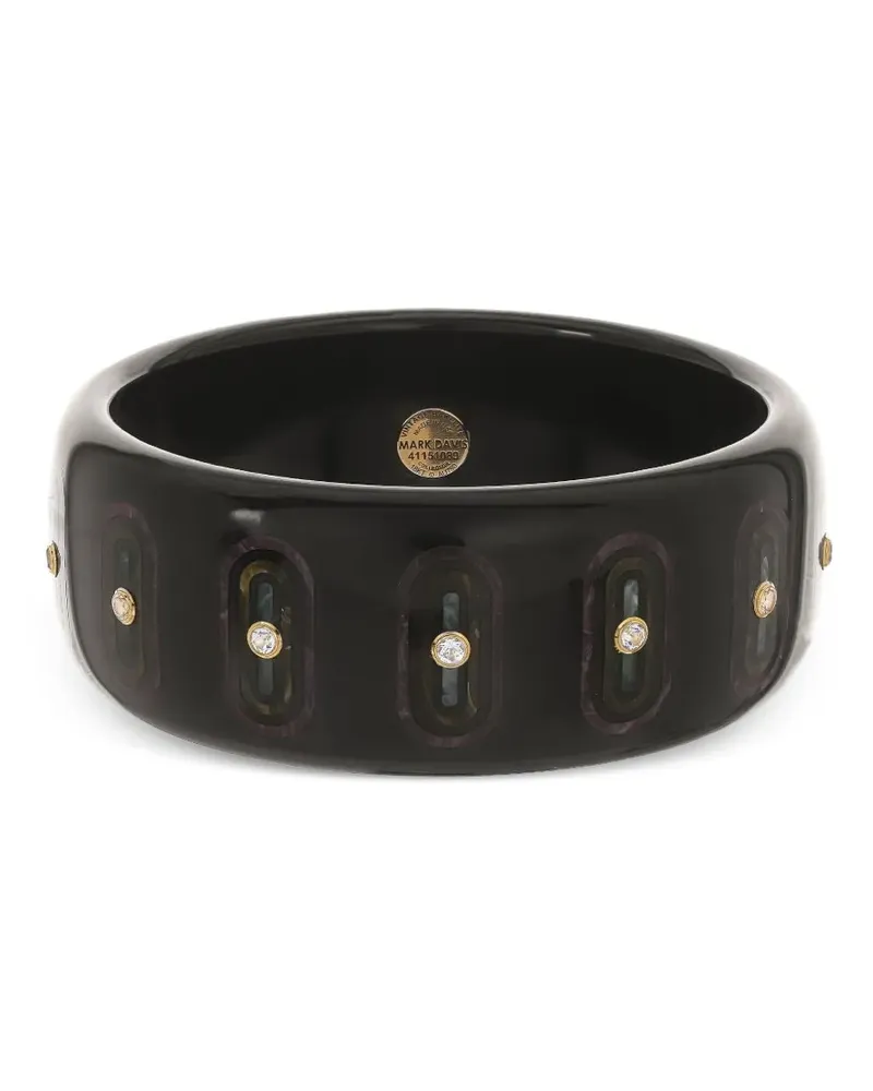 Mark Davis 18kt Gelbgoldarmband mit Bakelit Gold