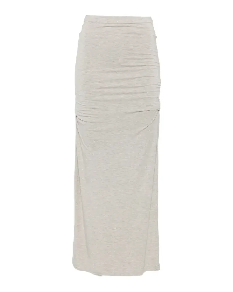 Totême draped maxi skirt - Grau Grau