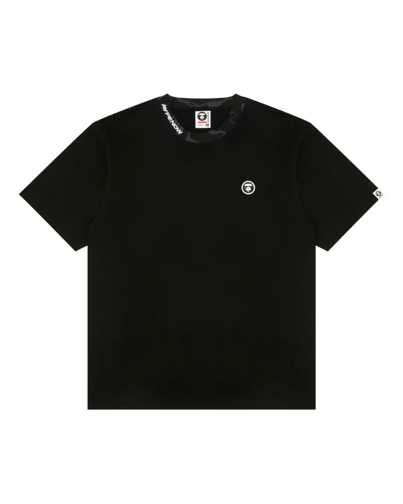 BAPE T-Shirt mit Rundhalsausschnitt - Schwarz Schwarz