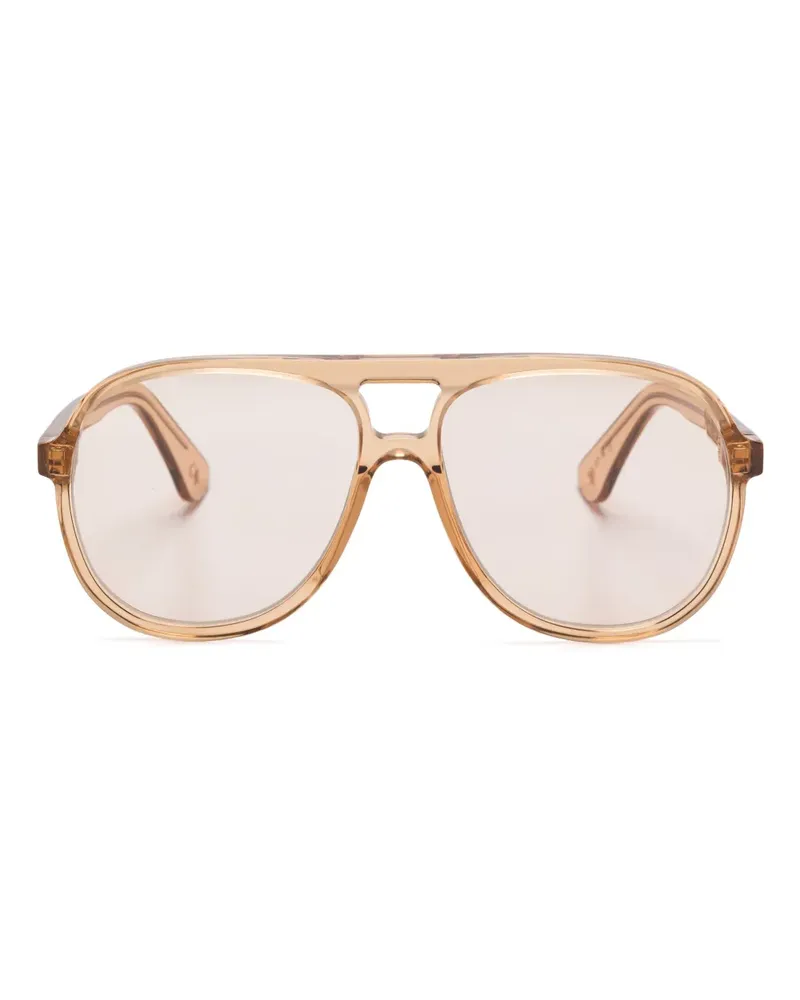 Golden Goose Getönte Pilotenbrille - Braun Braun