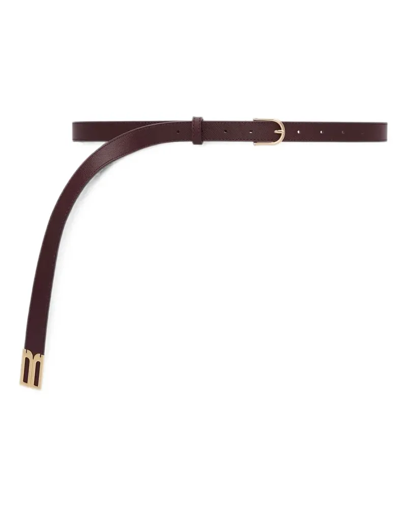 Victoria Beckham Dorian B leather belt - Rot Rot