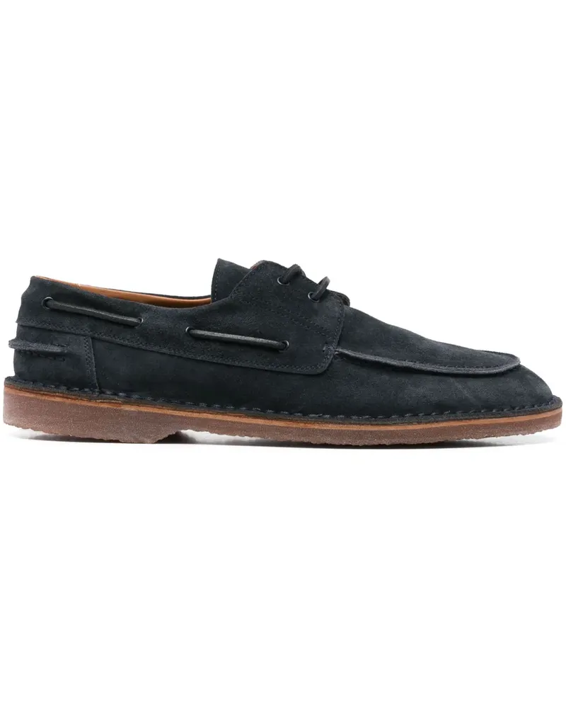 Buttero Derby-Schuhe aus Wildleder - Blau Blau