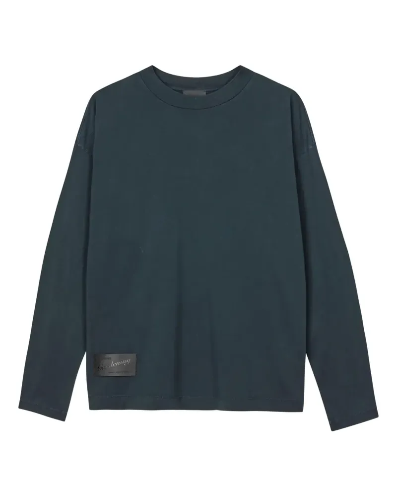 MAGNIBERG long-sleeved cotton T-shirt - Blau Blau