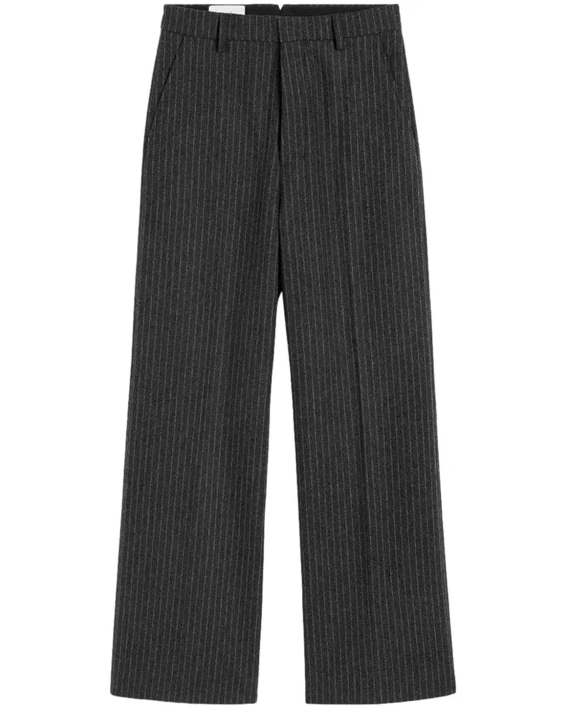 AMI Paris Klassische Hose mit Nadelstreifen - Grau Grau