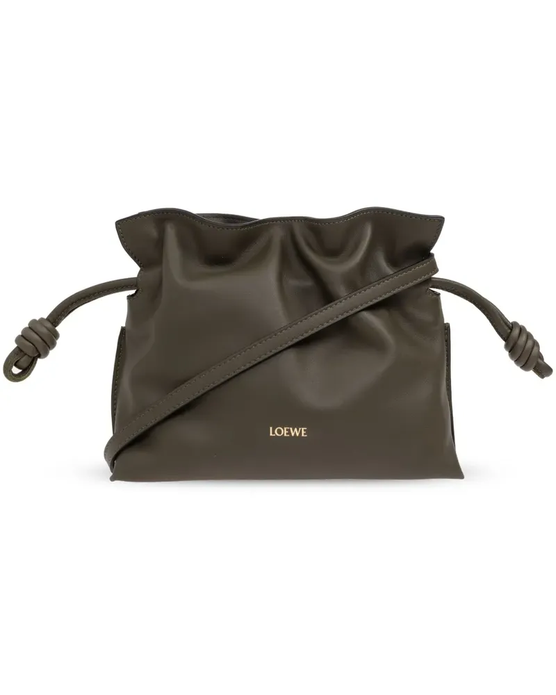 Loewe Mini Flamenco Schultertasche - Grün Grün
