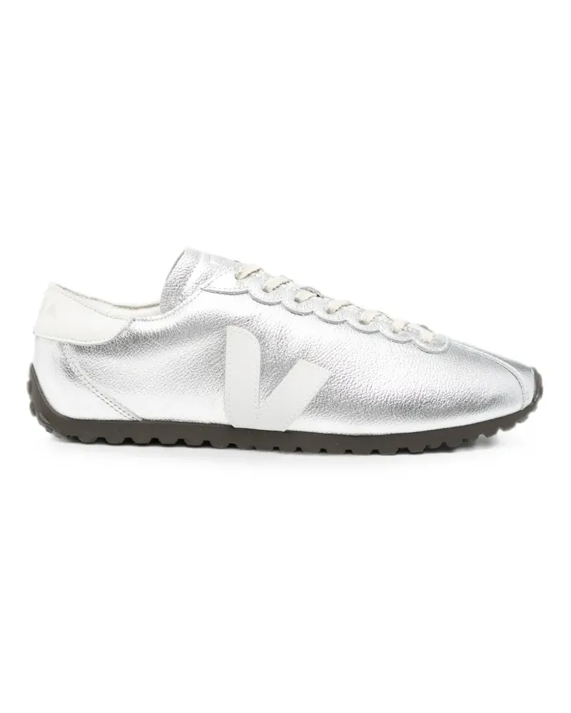 VEJA Cateyes Sneakers im Metallic-Look - Silber Silber