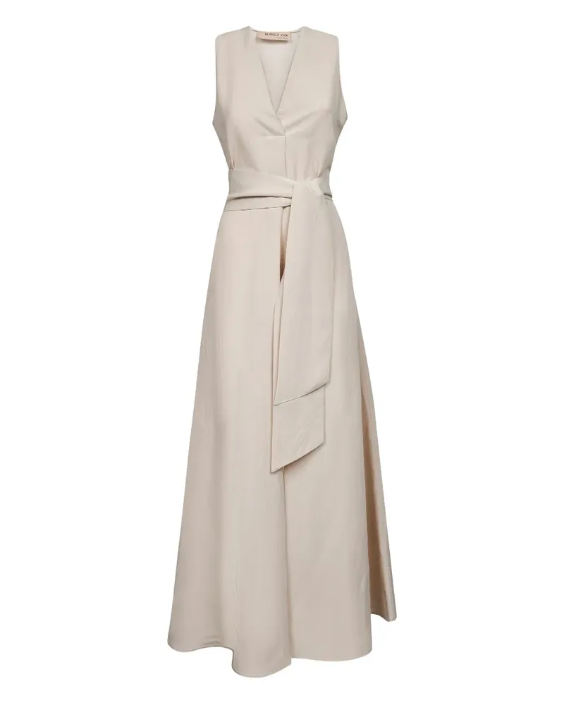 Blanca Klassisches Midikleid - Nude Nude