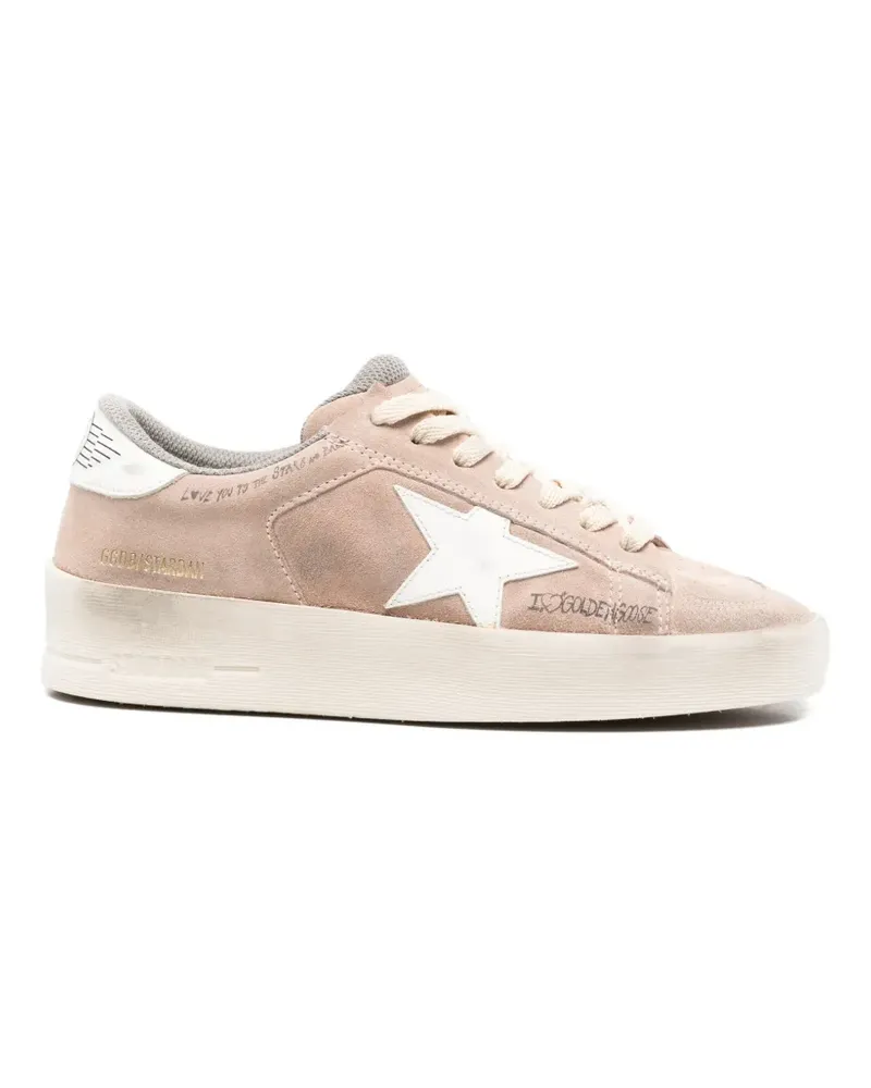 Golden Goose Stardan suede sneakers - Nude Nude
