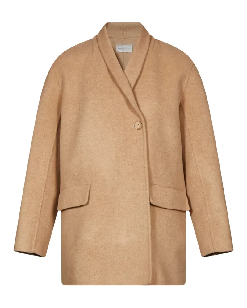 Antonelli Firenze shawl-lapel single-breasted coat - Nude Nude