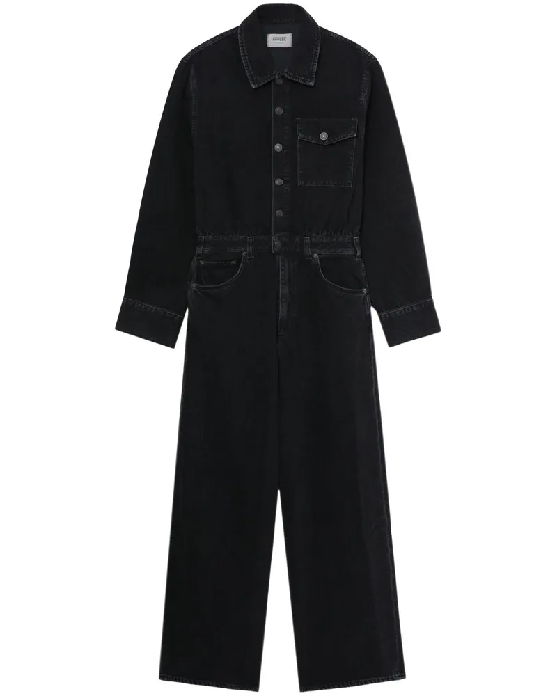 AGOLDE Tane Jumpsuit - Schwarz Schwarz