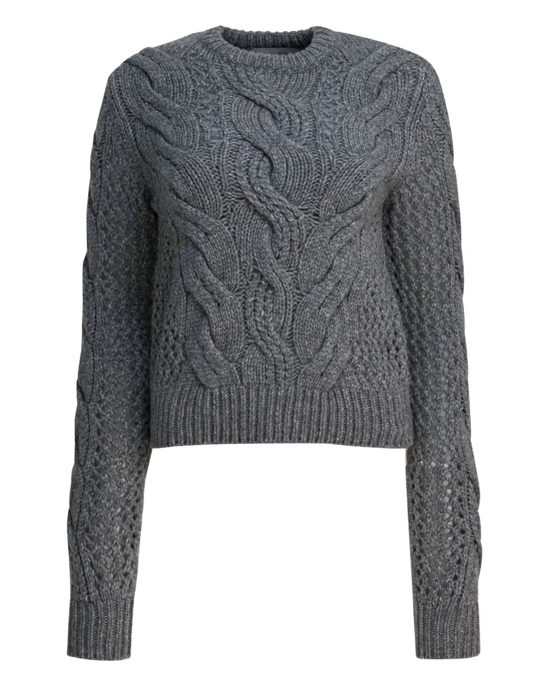 Max Mara cable-knit sweater - Grau Grau