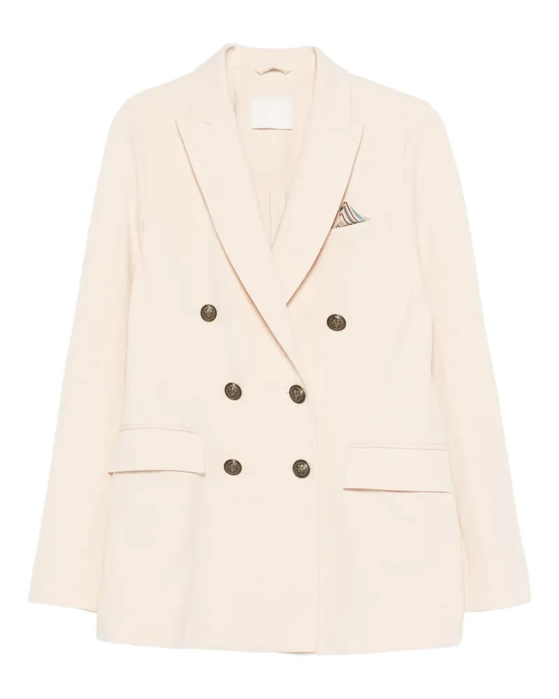 CIRCOLO 1901 Doppelreihiger Blazer mit Taschendetail - Nude Nude
