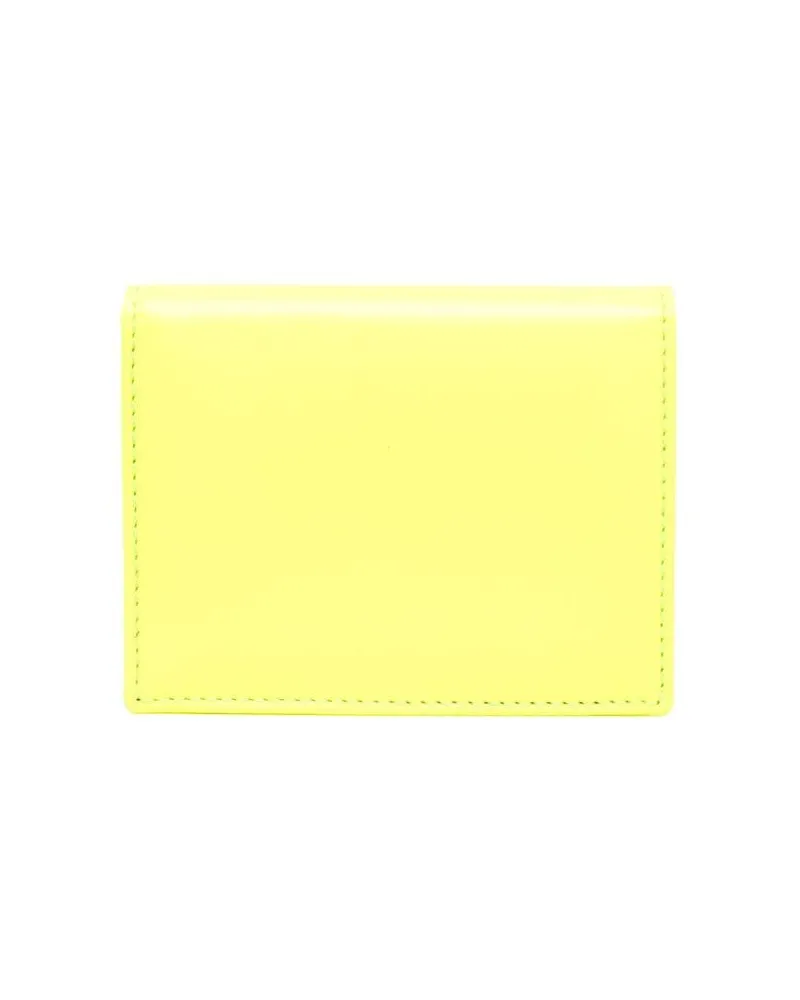 Comme des Garçons Portemonnaie in Colour-Block-Optik - Gelb Gelb