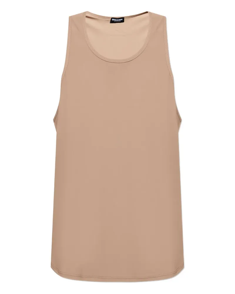 Dsquared2 Trägershirt mit Racerback - Nude Nude