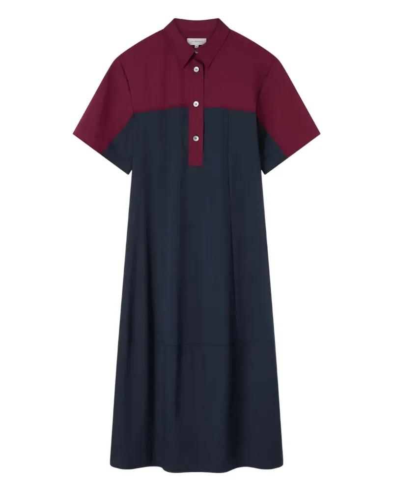 Lee Mathews Minikleid mit kurzen Ärmeln - Blau Blau