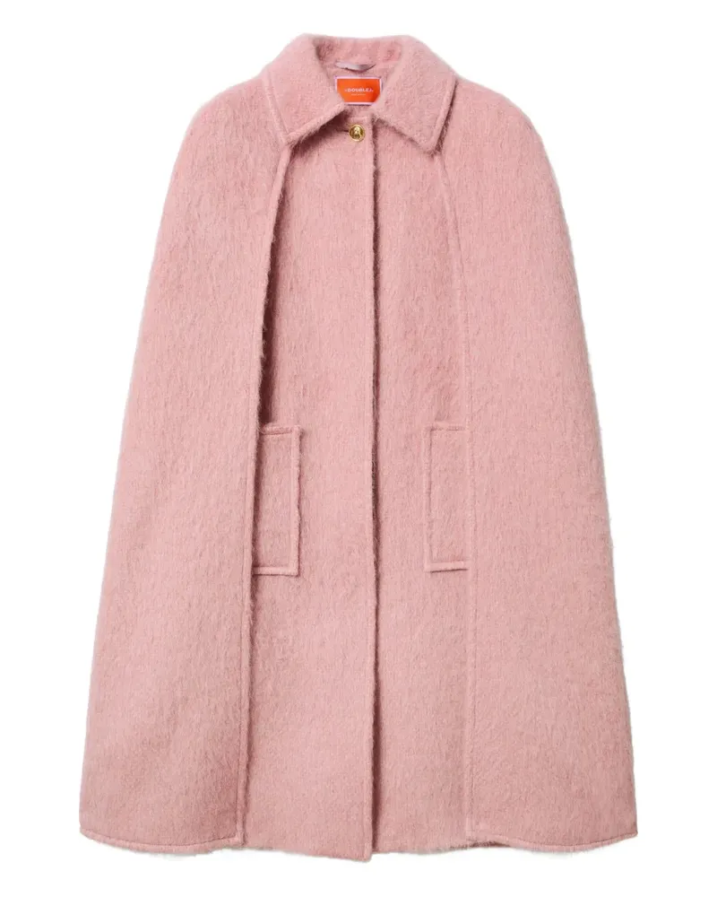 La DoubleJ Milano Cape-Mantel - Rosa Rosa