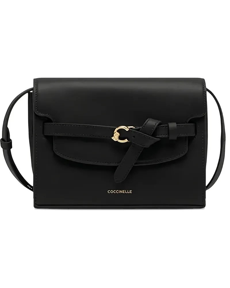Coccinelle Schultertasche mit Knotendetail - Schwarz Schwarz