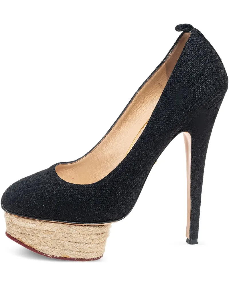Charlotte Olympia Pre-owned Plateau-Pumps 140mm - Schwarz Schwarz