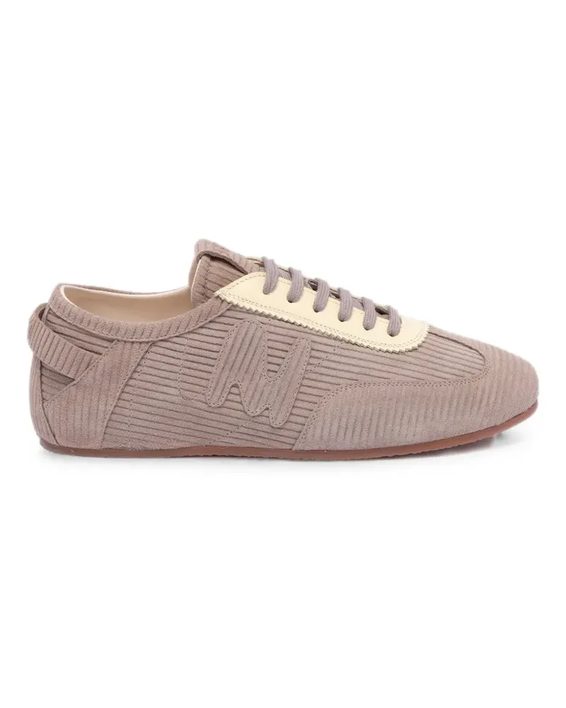 MSGM Sneakers mit Cord-Effekt - Braun Braun