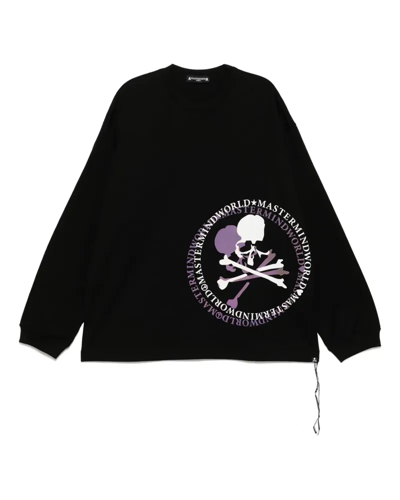 Mastermind World T-Shirt mit Logo-Print - Schwarz Schwarz