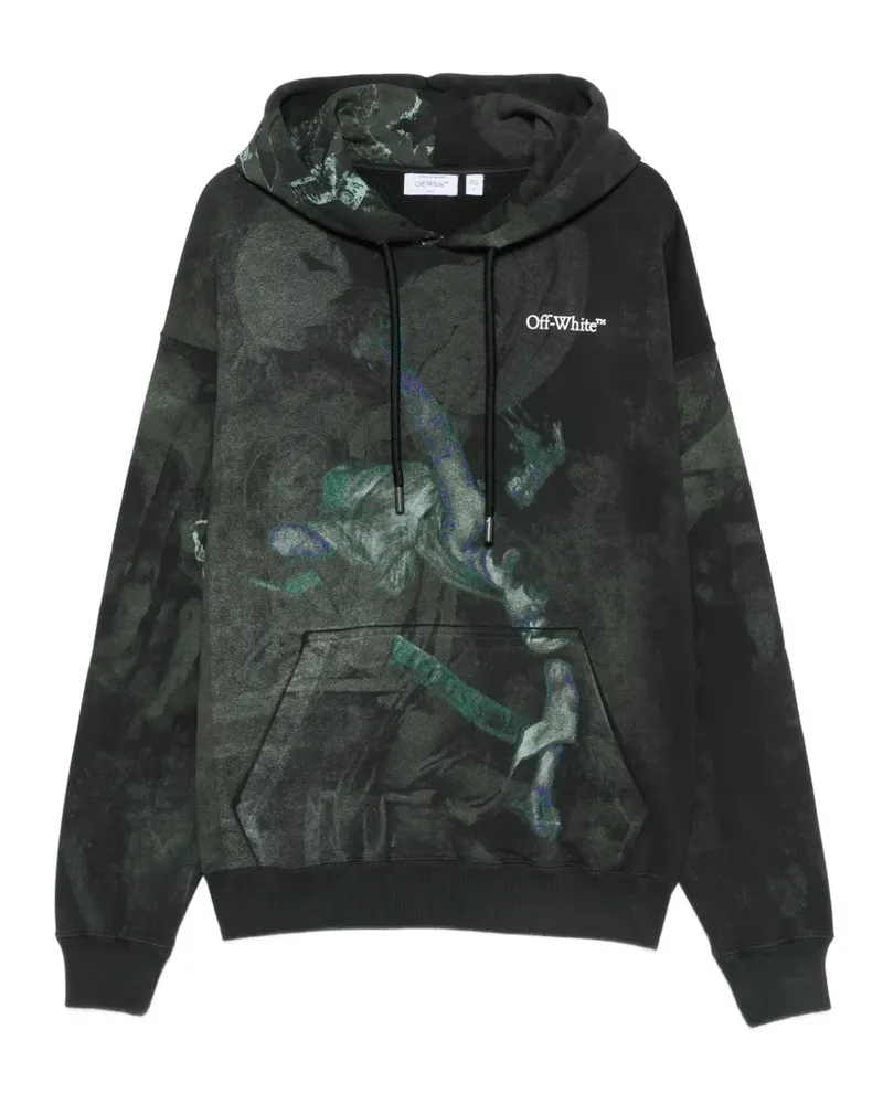 OFF-WHITE Langärmeliger Hoodie - Schwarz Schwarz