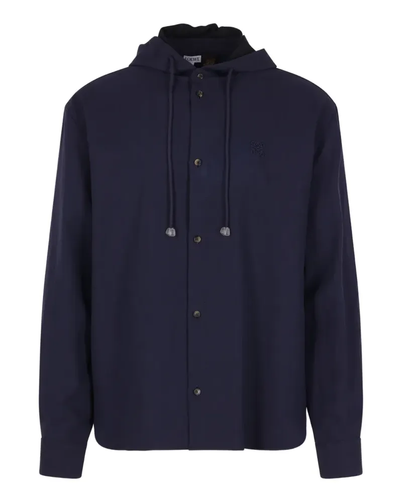 Loewe Anagram Hoodie - Blau Blau