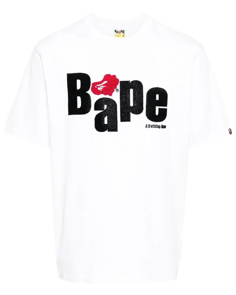 BAPE T-Shirt mit Logo-Print - Schwarz Schwarz