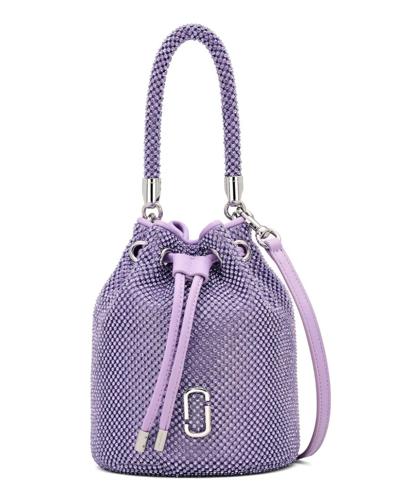 Marc Jacobs The Rhinestone Mini Bucket Tasche Violett