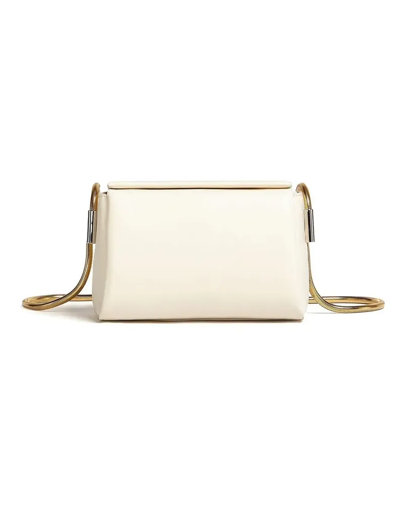Marni Schultertasche mit Schlangen-Effekt - Nude Nude