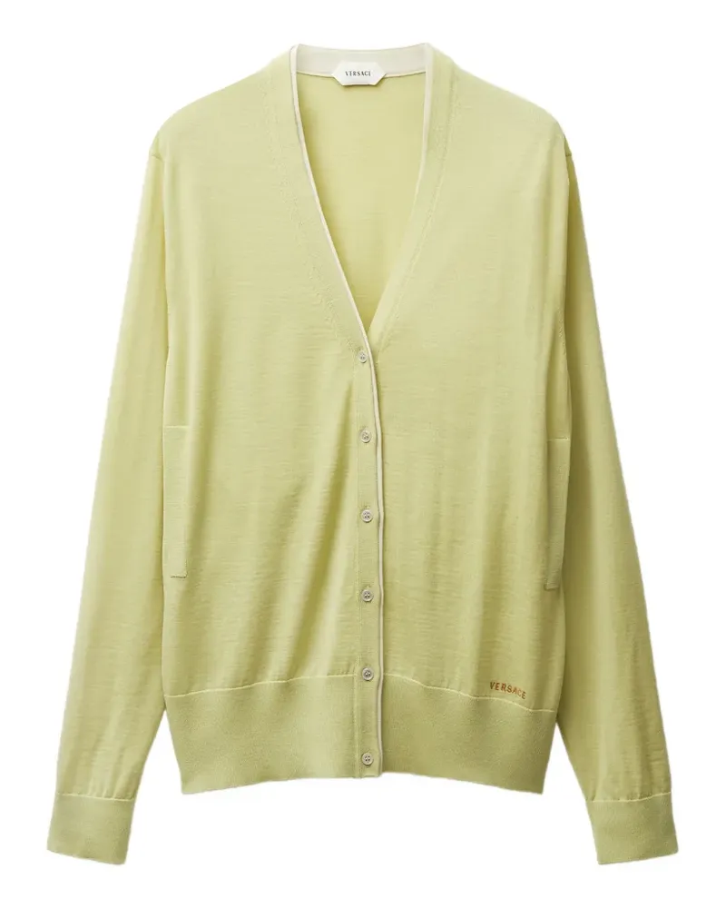 Versace Klassischer Cardigan - Gelb Gelb