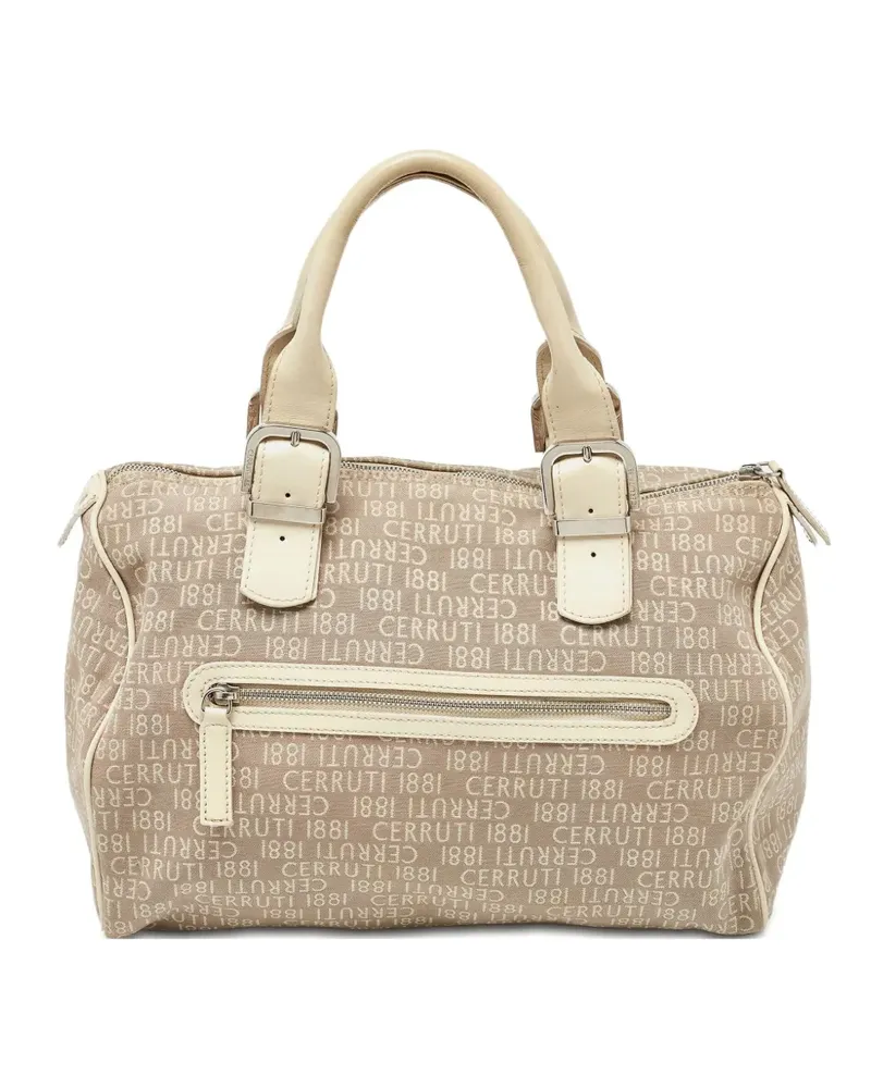 Cerruti 1881 Pre-owned Handtasche aus Lackleder - Nude Nude