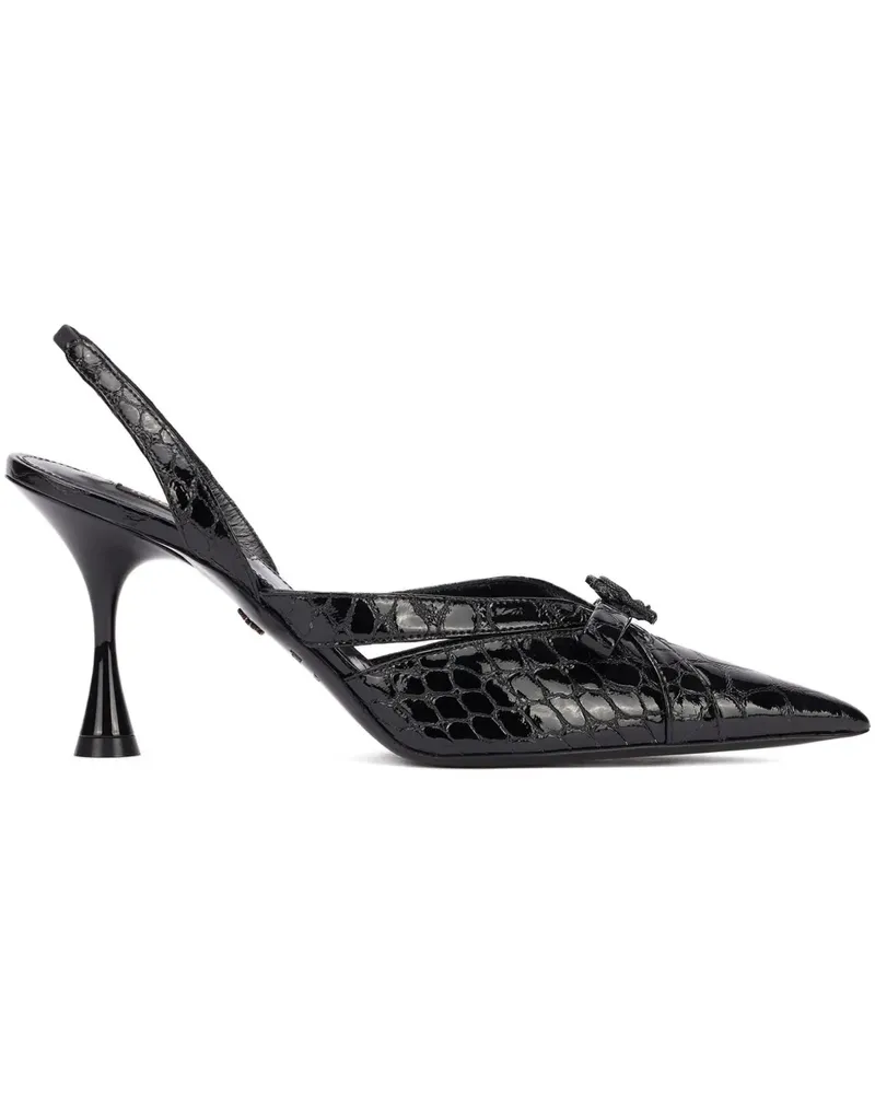Roberto Cavalli Pumps mit spitzer Kappe - Schwarz Schwarz