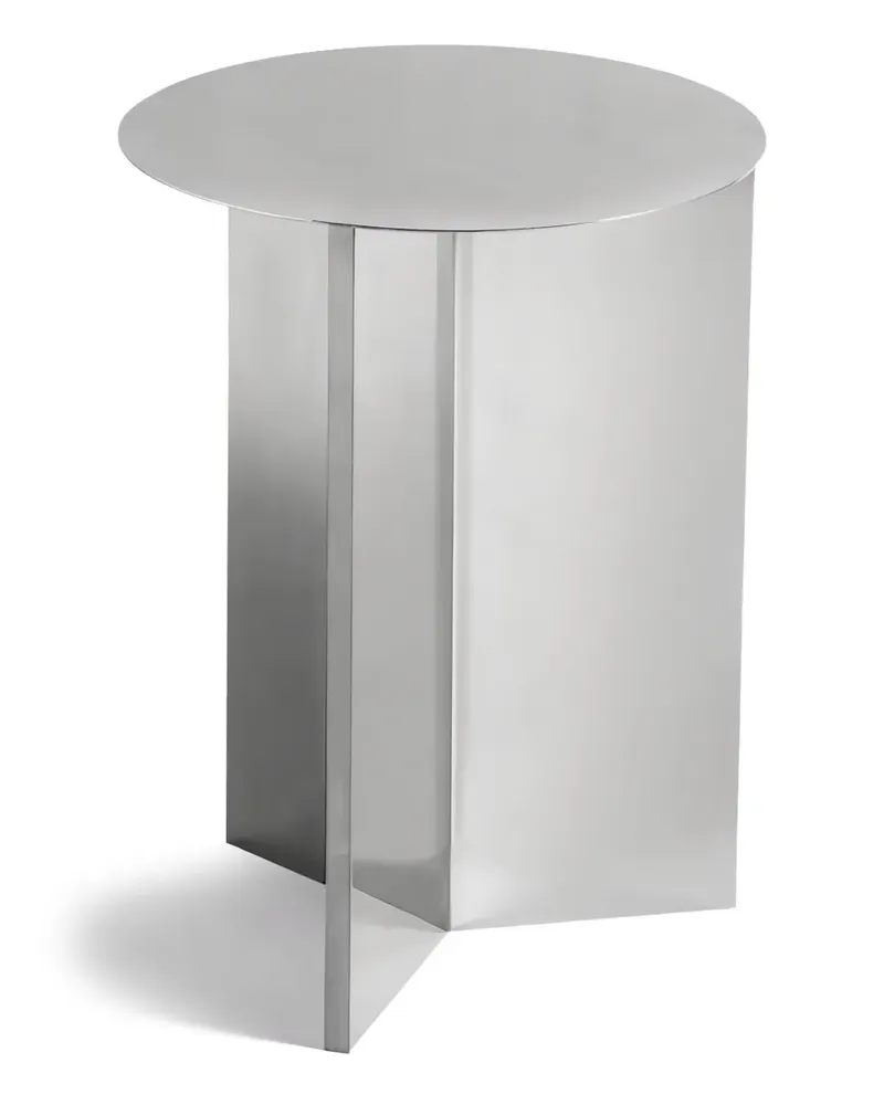 Hay Beistelltisch mit Schlitz - Silber Silber