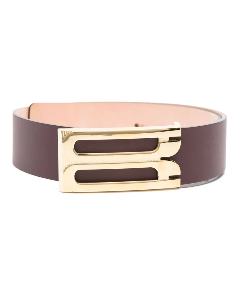 Victoria Beckham Jumbo Frame Gürtel - Violett Violett