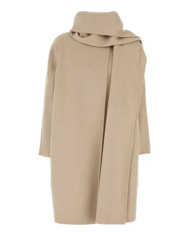 Calvin Klein Mantel mit Schaldetail - Nude Nude