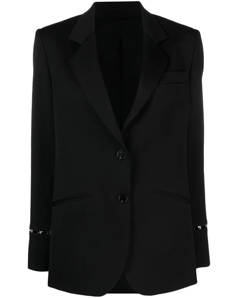 DEL CORE Einreihiger Blazer Schwarz