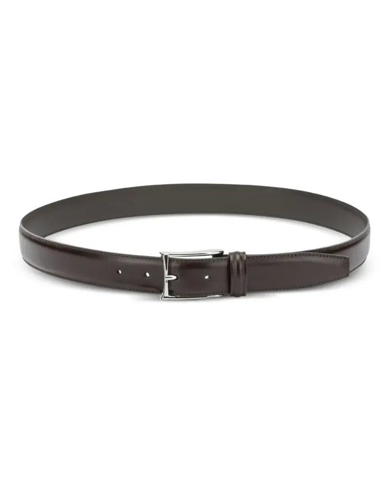 Anderson's Schnallengürtel aus Leder - Braun Braun