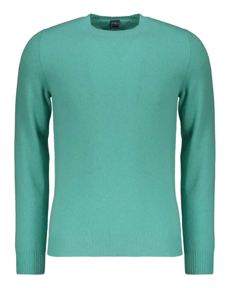 Fedeli crew-neck cashmere sweater - Grün Grün