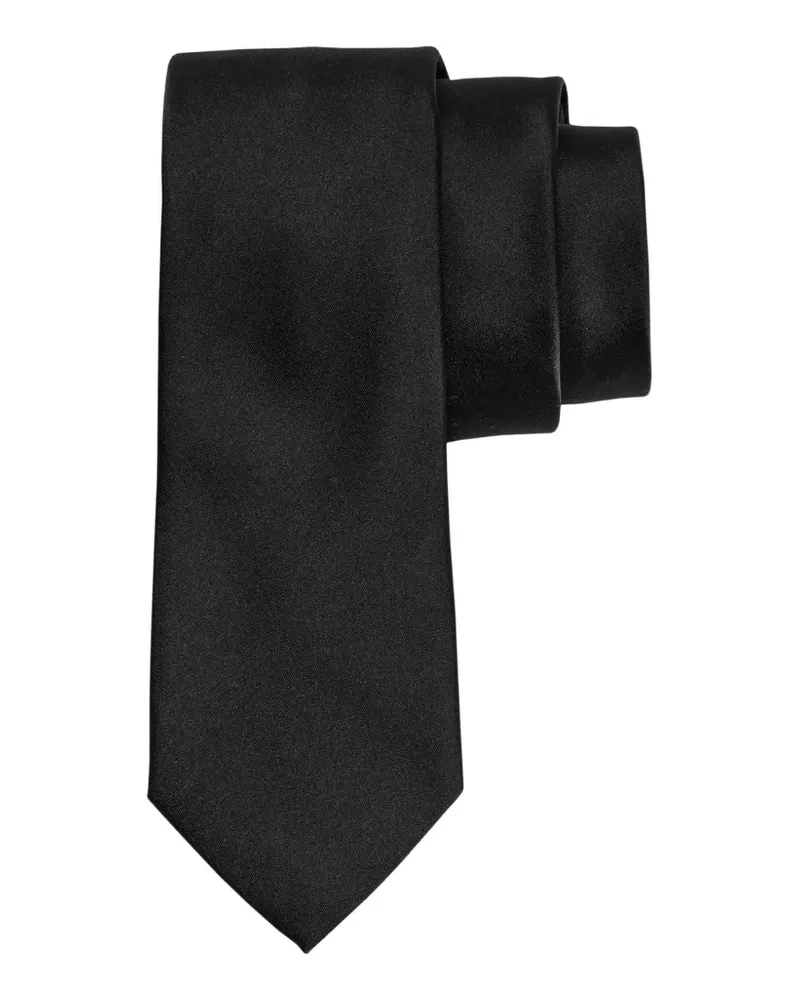 Ferragamo Krawatte aus Seide - Schwarz Schwarz