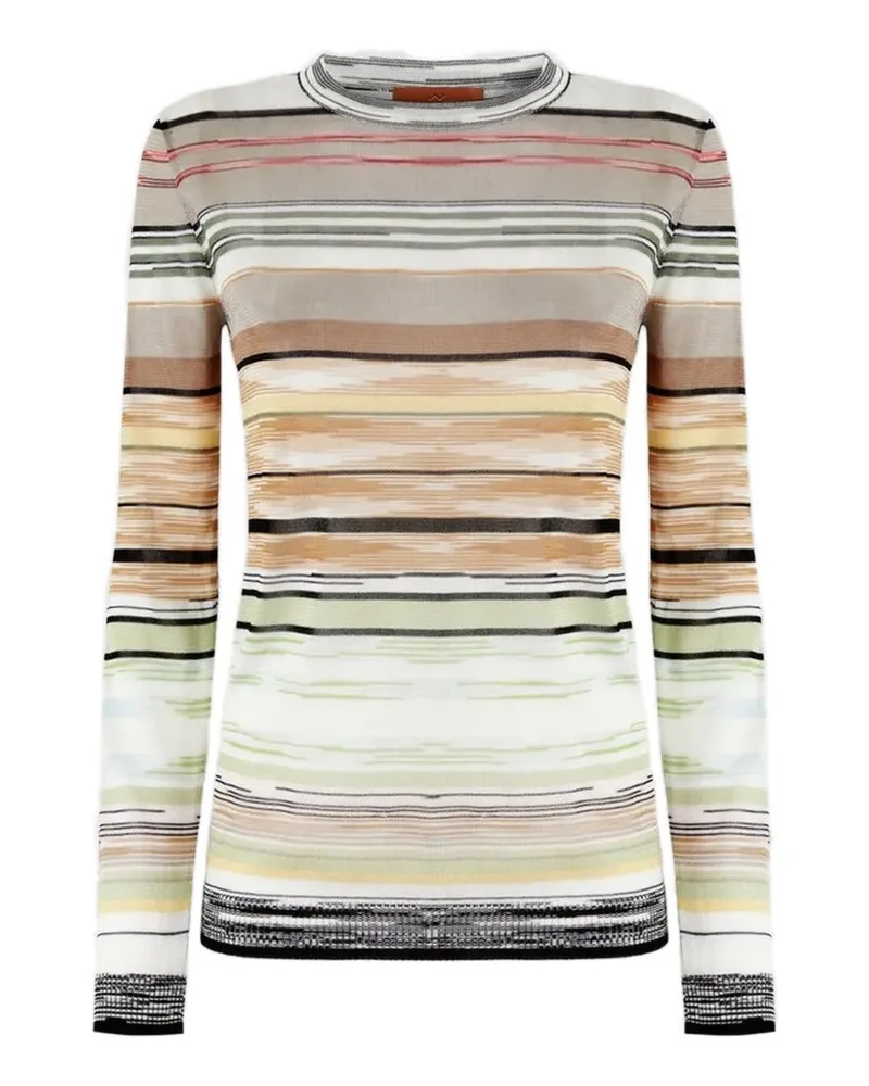 Missoni Gestreifter Pullover - Nude Nude