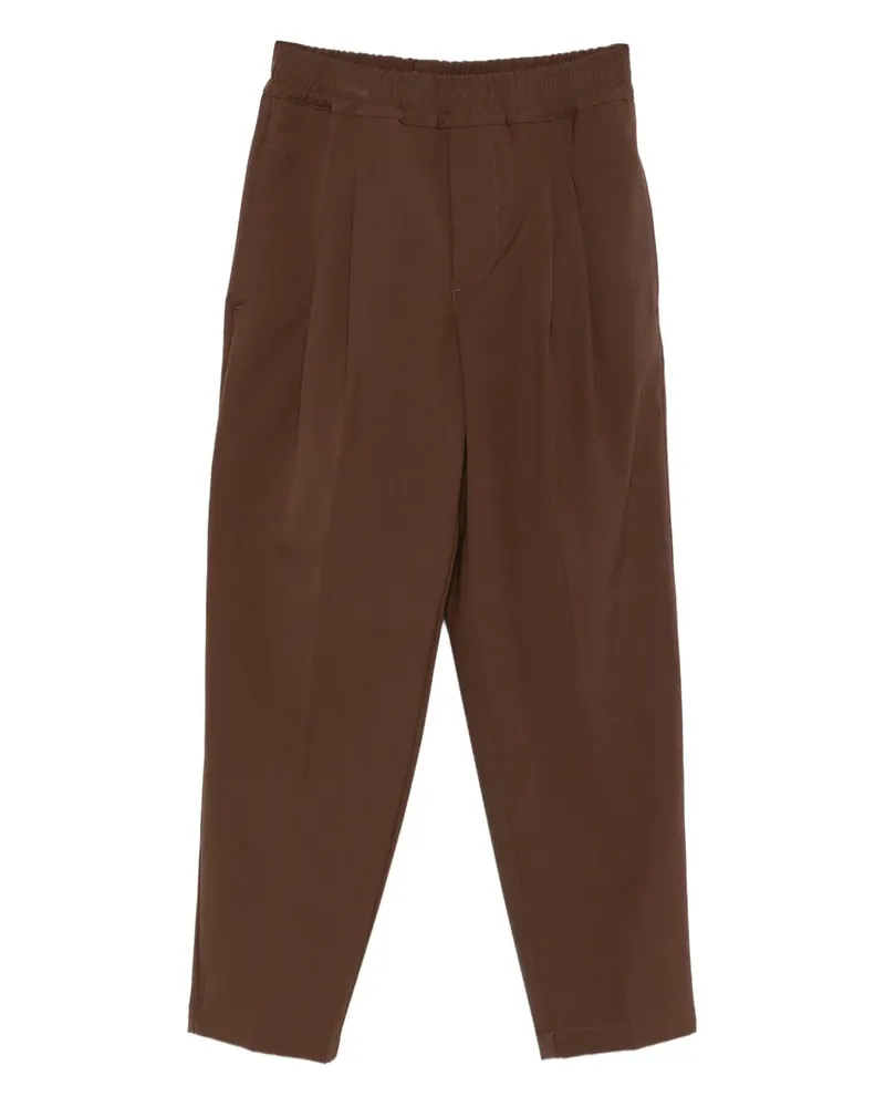 Yes London Hose mit elastischem Bund - Braun Braun