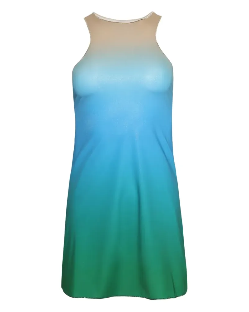 Oséree Neckholder-Kleid mit Farbverlauf - Blau Blau