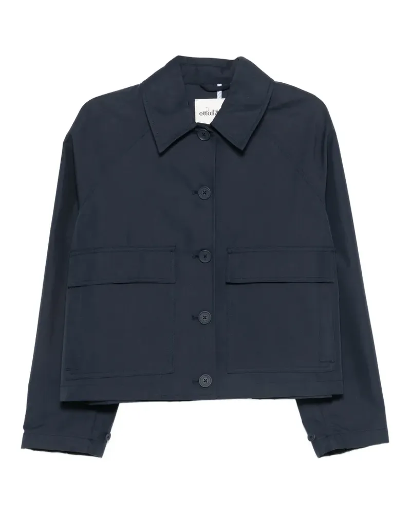 ottod’Ame buttoned flap-pocket jacket - Blau Blau