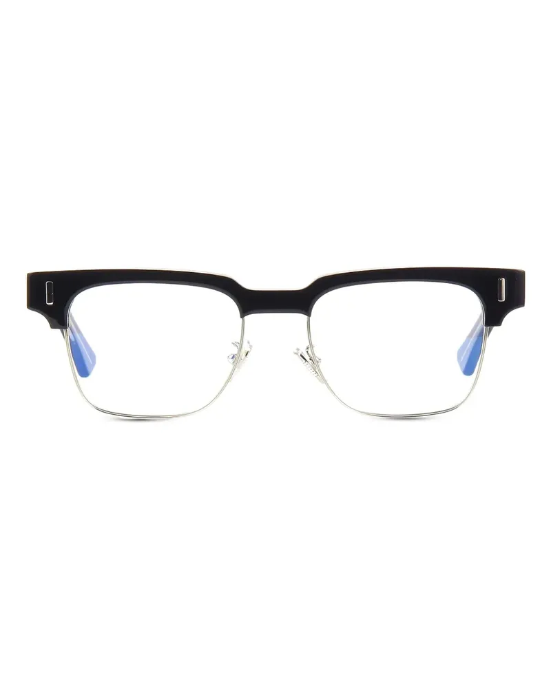 Cutler and Gross Brille mit eckigem Gestell - Schwarz Schwarz