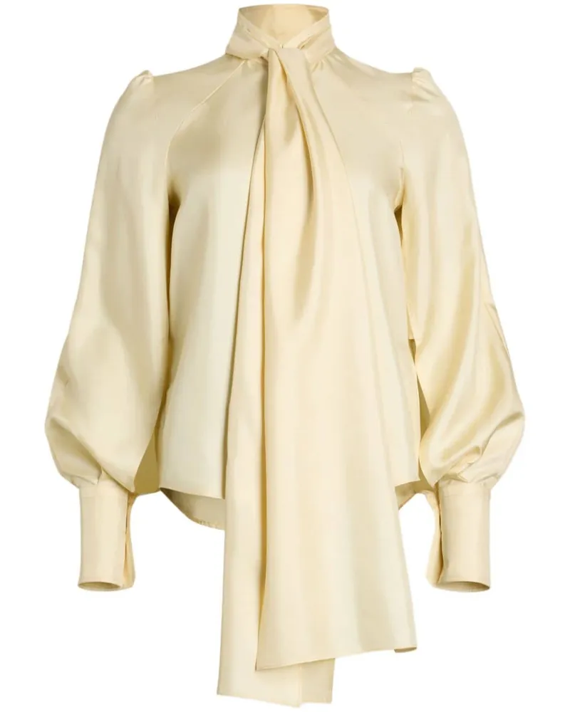Patou Lavallière Bluse - Nude Nude