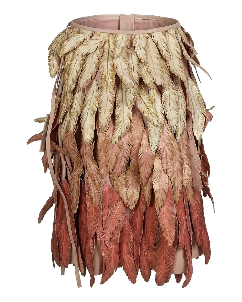 Valentino Garavani Rock mit Reißverschluss - Nude Nude