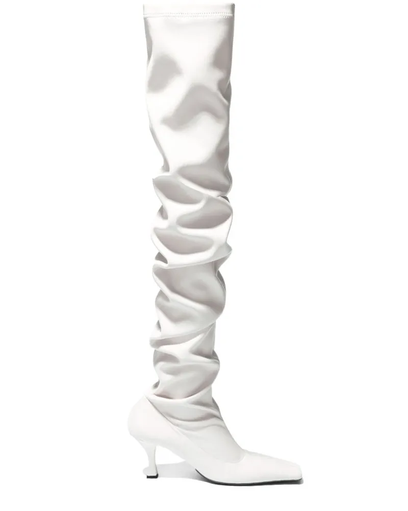 Proenza Schouler Trap Overknee-Stiefel - Weiß Weiß