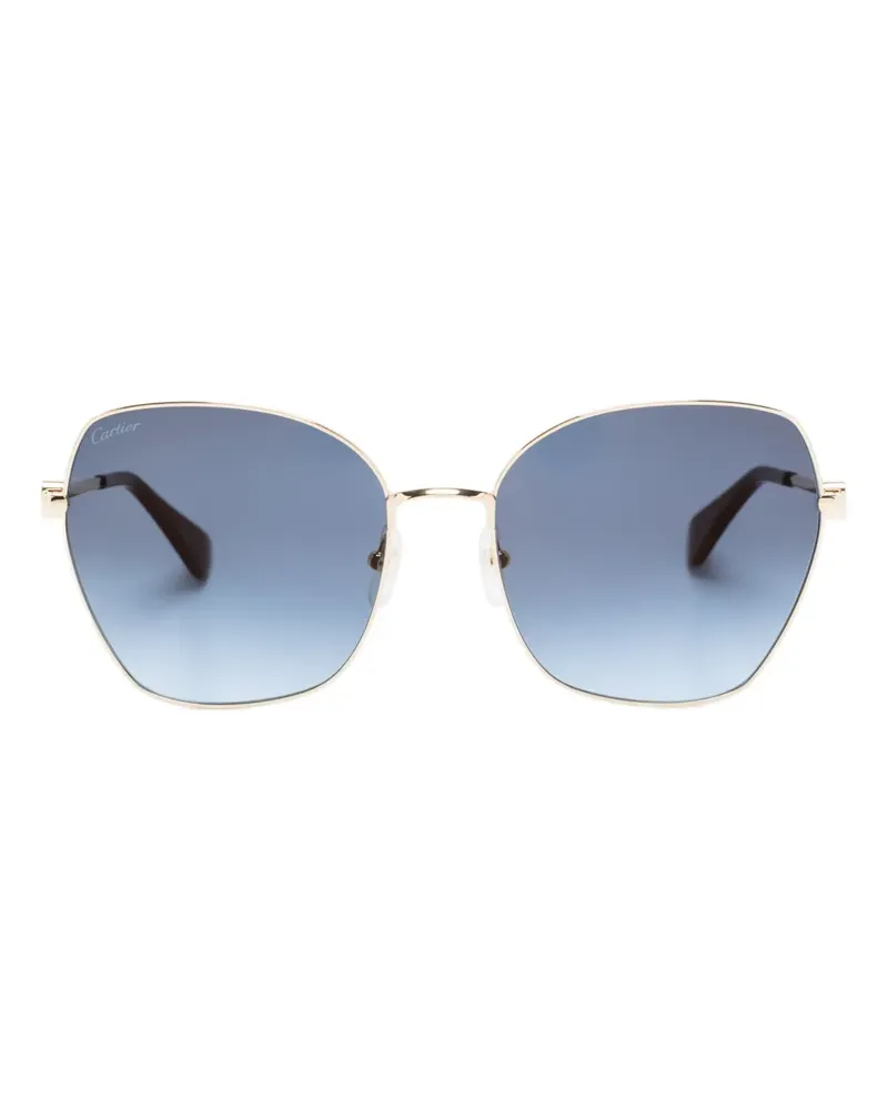 Cartier Sonnenbrille mit Gravur - Gold Gold